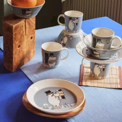 Asjetter>MOOMIN ARABIA Arabia Mummi Asjett 19cm Mummipappa Grå