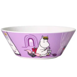 Skåler>MOOMIN ARABIA Arabia Mummi Bolle 15cm Snorkfrøken Lilla