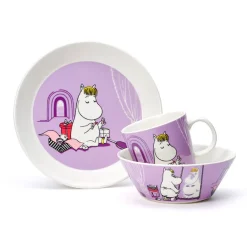 Skåler>MOOMIN ARABIA Arabia Mummi Bolle 15cm Snorkfrøken Lilla