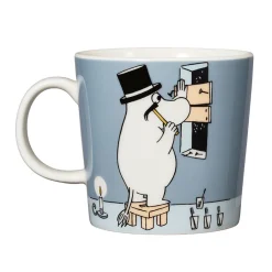 Kopper>MOOMIN ARABIA Arabia Mummikopp Mummipappa Grå 30cl