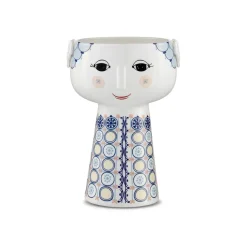 Dekor|Vaser>BJØRN WIINBLAD Bjørn Wiinblad Eva Vase 18,5cm Blå