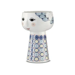 Dekor|Vaser>BJØRN WIINBLAD Bjørn Wiinblad Eva Vase 18,5cm Blå