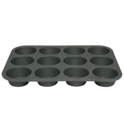 Bakeutstyr>CHRISTIANIA 1739 Bake Muffinsform 12 stk Silikon Brun