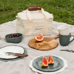Dype Tallerkener|Asjetter>CHRISTIANIA 1739 Botanisk Tallerken 21cm Grønn