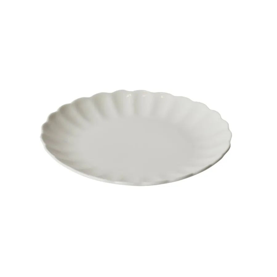 Tallerkener|Asjetter>NOVA Christiania 1739 Lilly Tallerken 21cm Hvit
