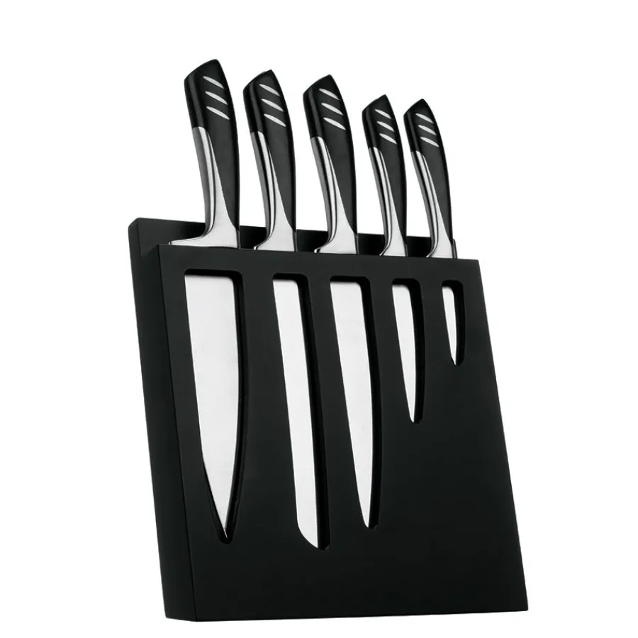 Kniver>CHRISTIANIA 1739 Nagasaki Knivblokk Sort m/5 Kniver