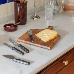 Kniver>CHRISTIANIA 1739 Parma Ostesett 4 Deler Sort