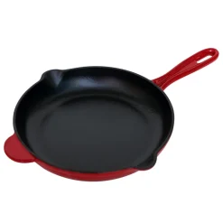 Støpejern>CHRISTIANIA 1739 Støpejernspanne 27cm Rød