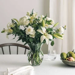 Dekor|Vaser>HADELAND GLASSVERK Daisy Vase Optikk Klar 21cm