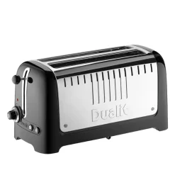 Elektrisk>DUALIT Lite Brødrister 4 Skiver Svart