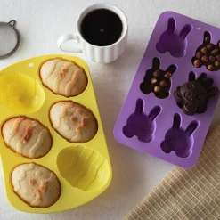 Bakeutstyr|Redskaper>SEASONS Easter Collection Bakeform Hare Silikon 26x14cm Lilla