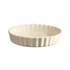 Bakeutstyr>EMILE HENRY Paiform 28cm Krem