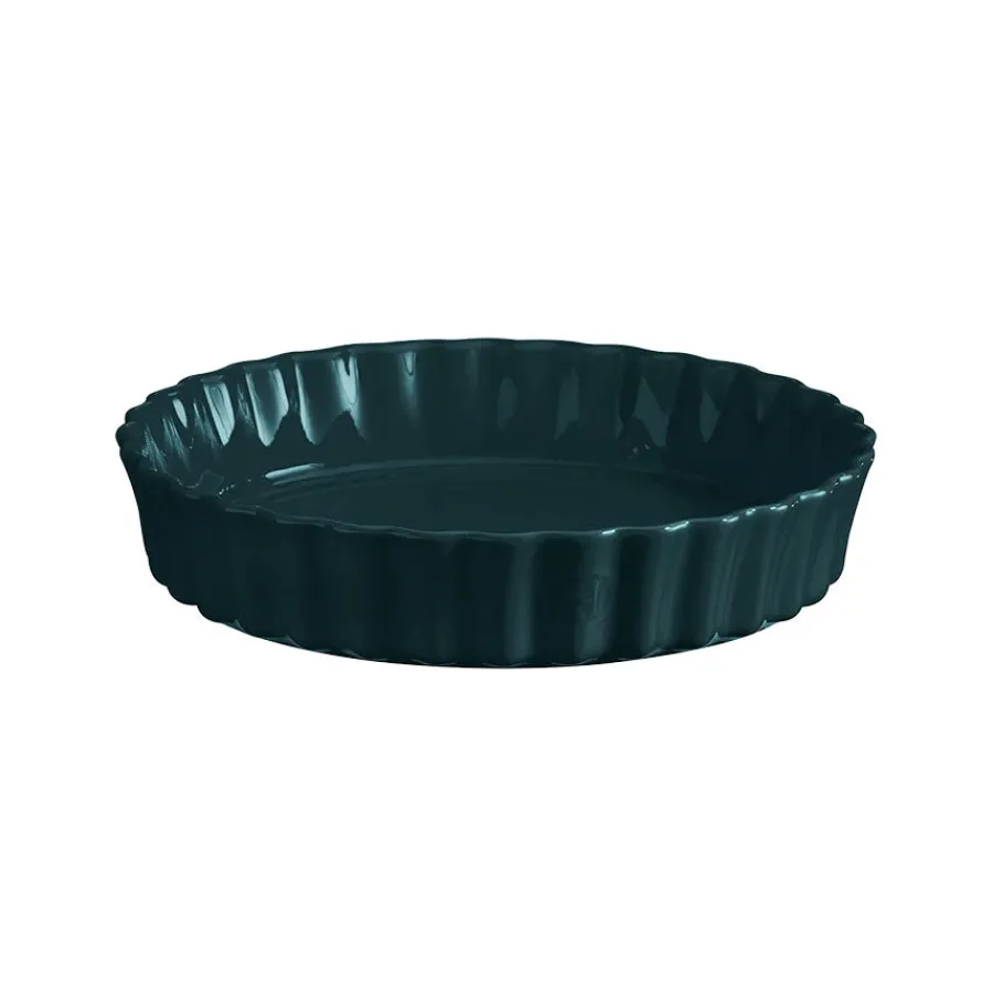 Bakeutstyr>EMILE HENRY Paiform 28cm Petrol