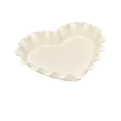 Bakeutstyr>EMILE HENRY Paiform Hjerte 1,5L Krem