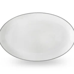 Fat>WIK & WALSØE FAT OVALT 39CM HVIT/