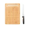 Skjærefjøler|Kniver>FISKARS Functional Form Skjærebrett Bambus med Brødkniv