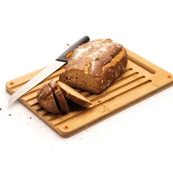 Skjærefjøler|Kniver>FISKARS Functional Form Skjærebrett Bambus med Brødkniv