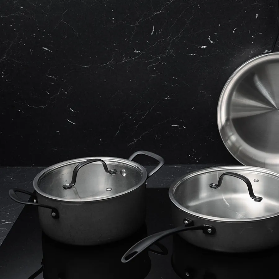 Aluminium>ASK Flint Gryte m/Lokk 20cm 2,8L