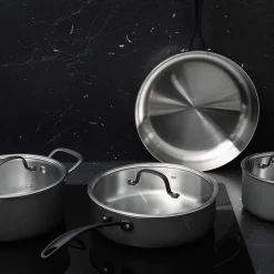 Stål>ASK Flint Traktørpanne m/Lokk 24cm 3,3L