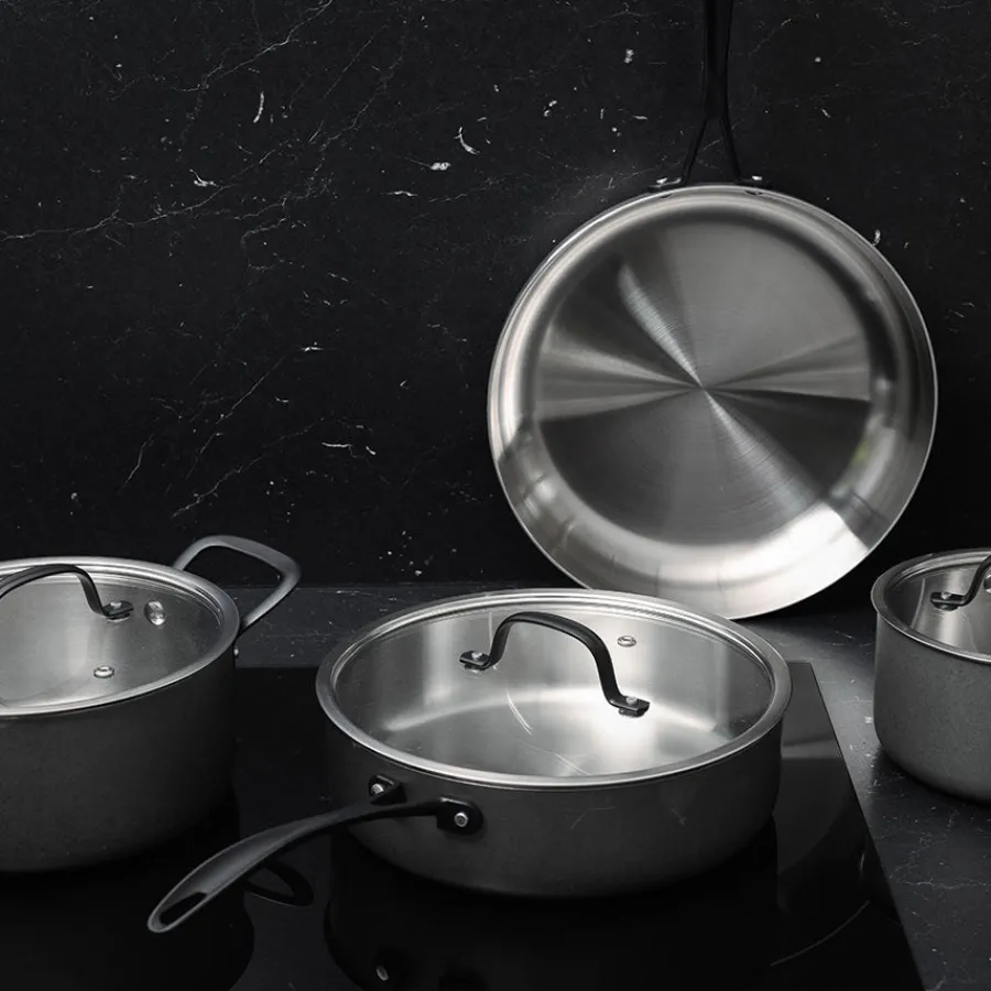 Stål>ASK Flint Traktørpanne m/Lokk 24cm 3,3L