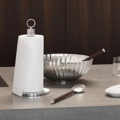 Bestikkdeler>GEORG JENSEN Bernadotte Salatbestikk Tre & Rustfritt Stål
