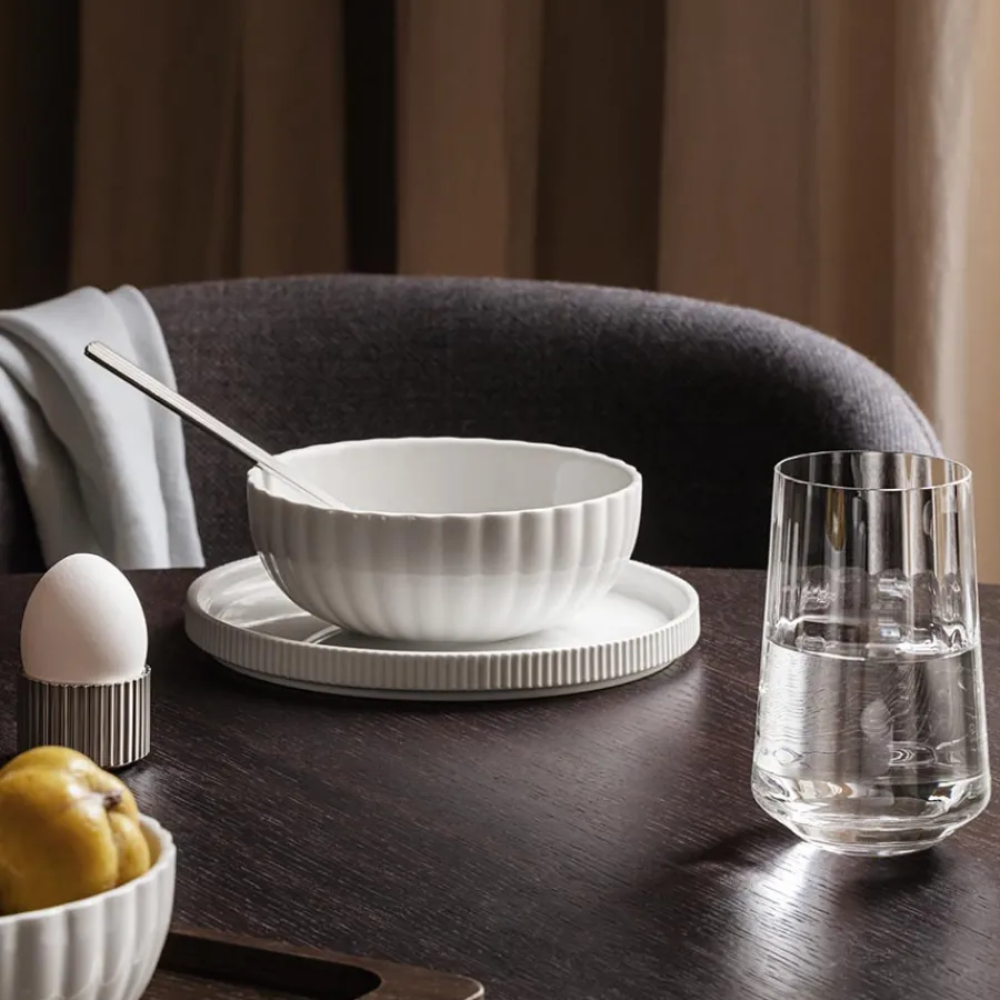 Tallerkener|Asjetter>GEORG JENSEN Bernadotte Tallerken 20cm Porselen