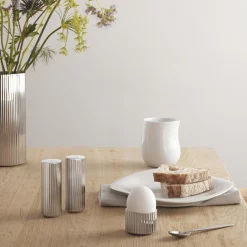 Dekor|Vaser>GEORG JENSEN Bernadotte Vase Stor 25,6cm Rustfritt Stål