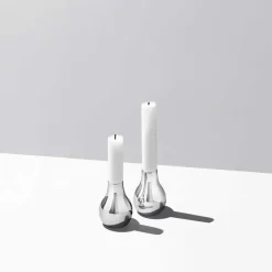 Dekor>GEORG JENSEN Cafu Lysestake 55x76 Stål 2stk