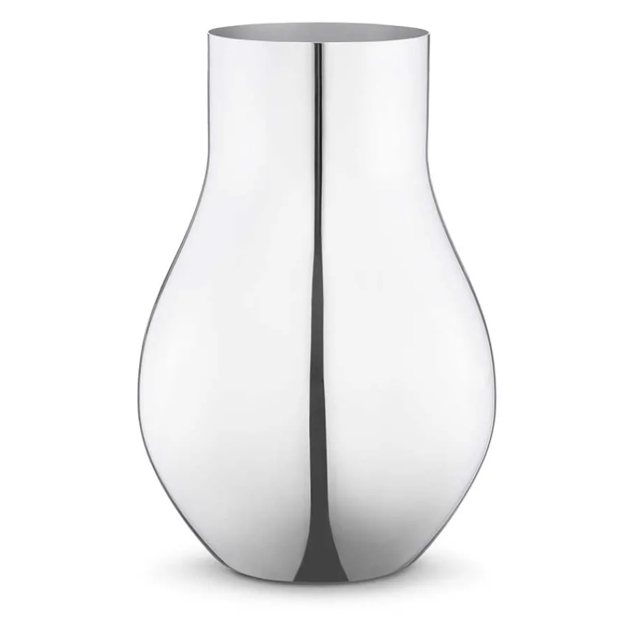 Dekor|Vaser>GEORG JENSEN Cafu Vase M 20,5x30cm Stål