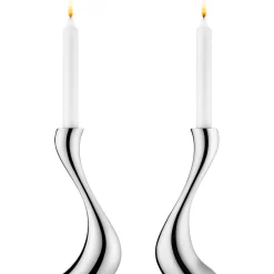 Dekor>GEORG JENSEN Home Cobra Lysestake 2pk 20cm