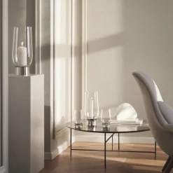 Lys>GEORG JENSEN Lumis Hurricane Lyslykt Medium