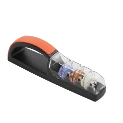 Kniver>GLOBAL MinoSharp Knivsliper med 3 Hjul Rød/Svart