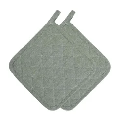 Tekstiler>CHRISTIANIA 1739 Gryteklut Grønn 2pk 22x22cm Eco