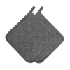 Tekstiler>CHRISTIANIA 1739 Gryteklut Sort 2pk 22x22cm Eco