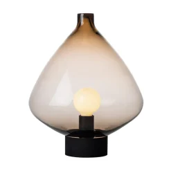 Bordlamper|Lamper Fra Hadeland Glassverk>HADELAND GLASSVERK Arkiv Bordlampe 4218 Kakao