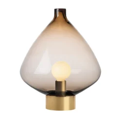 Bordlamper|Lamper Fra Hadeland Glassverk>HADELAND GLASSVERK Arkiv Bordlampe 4218 Kakao