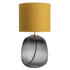Bordlamper|Lamper Fra Hadeland Glassverk>HADELAND GLASSVERK Austra Bordlampe Røkgrå