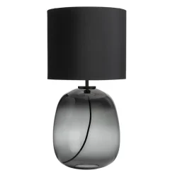 Bordlamper|Lamper Fra Hadeland Glassverk>HADELAND GLASSVERK Austra Bordlampe Røkgrå