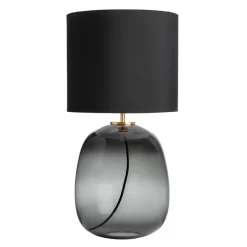 Bordlamper|Lamper Fra Hadeland Glassverk>HADELAND GLASSVERK Austra Bordlampe Røkgrå