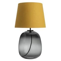 Bordlamper|Lamper Fra Hadeland Glassverk>HADELAND GLASSVERK Austra Bordlampe Røkgrå