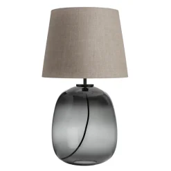 Bordlamper|Lamper Fra Hadeland Glassverk>HADELAND GLASSVERK Austra Bordlampe Røkgrå