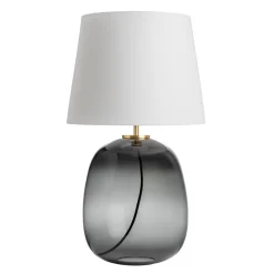 Bordlamper|Lamper Fra Hadeland Glassverk>HADELAND GLASSVERK Austra Bordlampe Røkgrå