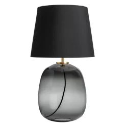 Bordlamper|Lamper Fra Hadeland Glassverk>HADELAND GLASSVERK Austra Bordlampe Røkgrå