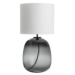 Bordlamper|Lamper Fra Hadeland Glassverk>HADELAND GLASSVERK Austra Bordlampe Røkgrå