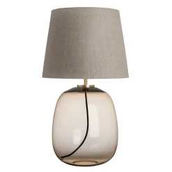 Bordlamper|Lamper Fra Hadeland Glassverk>HADELAND GLASSVERK Austra Bordlampe Kakao