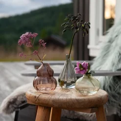 Dekor|Vaser>HADELAND GLASSVERK Blom Minivaser 3pk