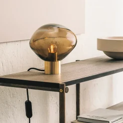 Bordlamper|Lamper Fra Hadeland Glassverk>HADELAND GLASSVERK Crystal Stone Bordlampe