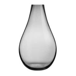Dekor|Vaser>HADELAND GLASSVERK Dråpe Vase 290mm Røkgrå