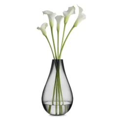 Dekor|Vaser>HADELAND GLASSVERK Dråpe Vase 290mm Røkgrå