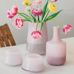 Lys>HADELAND GLASSVERK Dugg Lyslykt 8,5cm Rosa